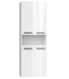 Bathroom cabinet NEL DK 60 cm white gloss order